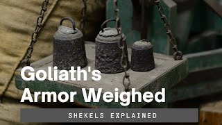 How Heavy was Biblical Goliaths Armor Shekel Weight Explained [upl. by Annirok]