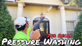 HOW TO SOFT WASH A HOUSE START TO FINISH [upl. by Ylatan]