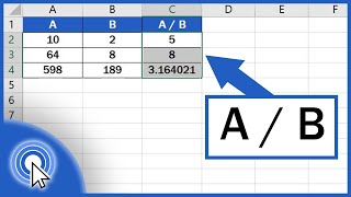 How to Divide Numbers in Excel Basic way [upl. by Cooperstein]