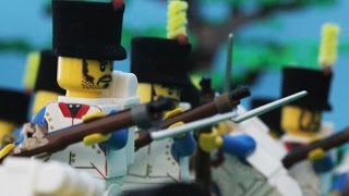 1815 LEGO Napoleon Battle of Waterloo at Hougoumont [upl. by Jamille]