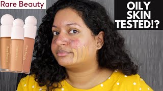 Rare Beauty Liquid Touch Weightless Foundation amp Concealer Review 1 Week Wear Test [upl. by Mansur]