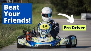 HOW TO WIN GO KARTING  Tips From A Professional Driver Kart Racing For Beginners [upl. by Pears]