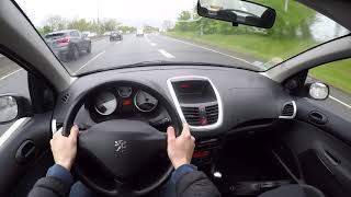 Peugeot 206 14 HDi 2010  POV Drive [upl. by Oruasi]