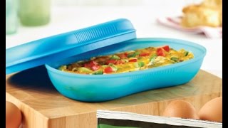 Tupperware Microwave Breakfast Maker Omelette [upl. by Reyna]