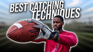 How To PROPERLY CATCH a Football for Beginners Wide Receivers [upl. by Aniras685]