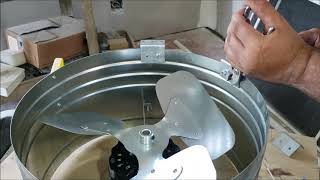 ATTIC FAN installation DIY [upl. by Edward576]