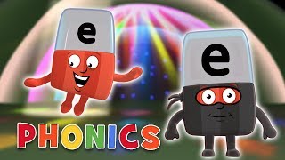 Phonics  Silent E  Learn to Read  Alphablocks [upl. by Olleina]