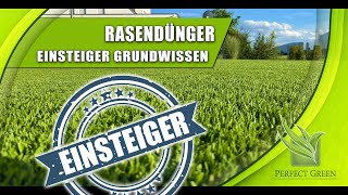 Rasendünger  Grundwissen für Einsteiger  Düngertipps  Rasenpflege [upl. by Nipsirc93]