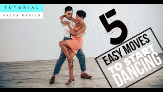 Dance Tutorial Basics to dance Salsa Smoothly [upl. by Edrahs]