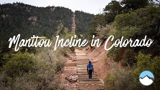 VLOG Hiking the Manitou Incline in Colorado [upl. by Arleta]