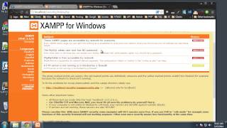 Install XAMPP In Windows 7 [upl. by Enitselec533]