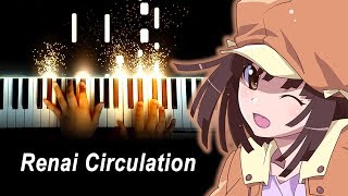 “Renai Circulation”  Kana Hanazawa – Bakemonogatari OP 4 Piano [upl. by Eninahs]