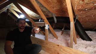 How To Install A Exhaust Fan DIY [upl. by Sidwel]