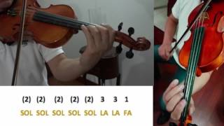 Luis Fonsi amp Daddy Yankee Despacito  Tutorial Violín How To Play Slowly [upl. by Irrac]