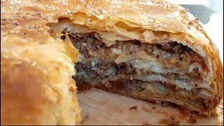 Burek Najbolji recept i uvek uspeva  Meat pie [upl. by Lerred]