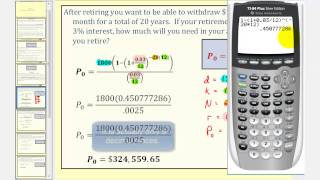 Payout Annuity Formula  Part 1 [upl. by Alaecim]